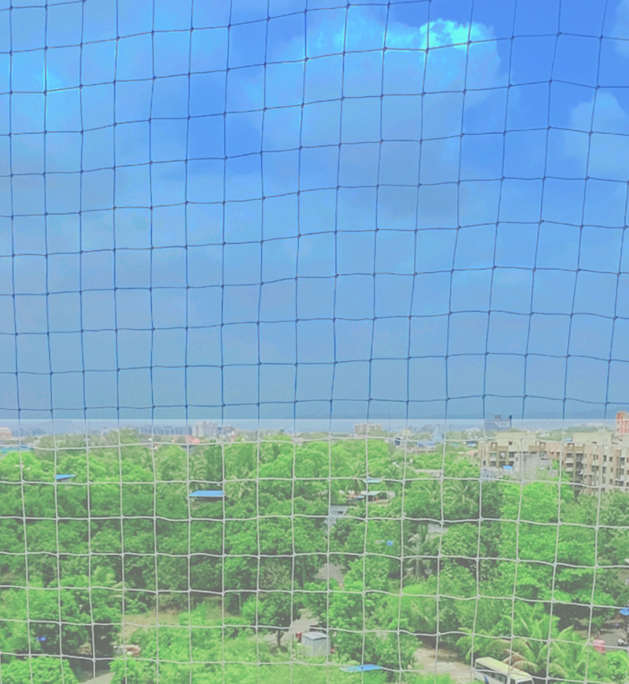 Durable Society Bird Nets for High-Rise Buildings | AS Enterprises
							Solution | 8051800912 | Vapi, Mumbai